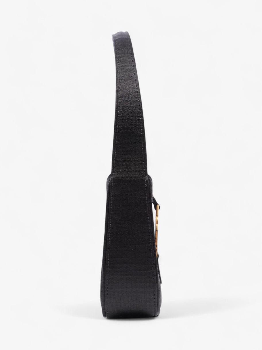 Saint Laurent Le 5 a 7 Black Satin Mini Image 5