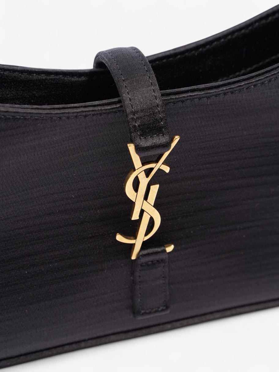 Saint Laurent Le 5 a 7 Black Satin Mini Image 6