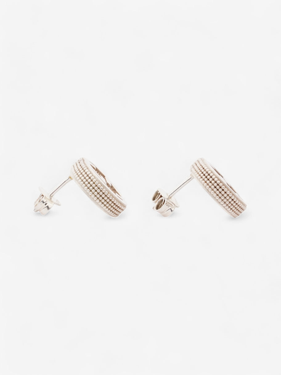 Gucci Interlocking Earrings Silver Silver Sterling Image 2