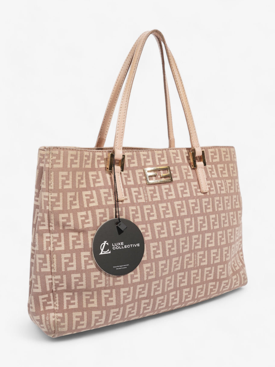 Fendi Tote Nude / Cream Cloth Image 10