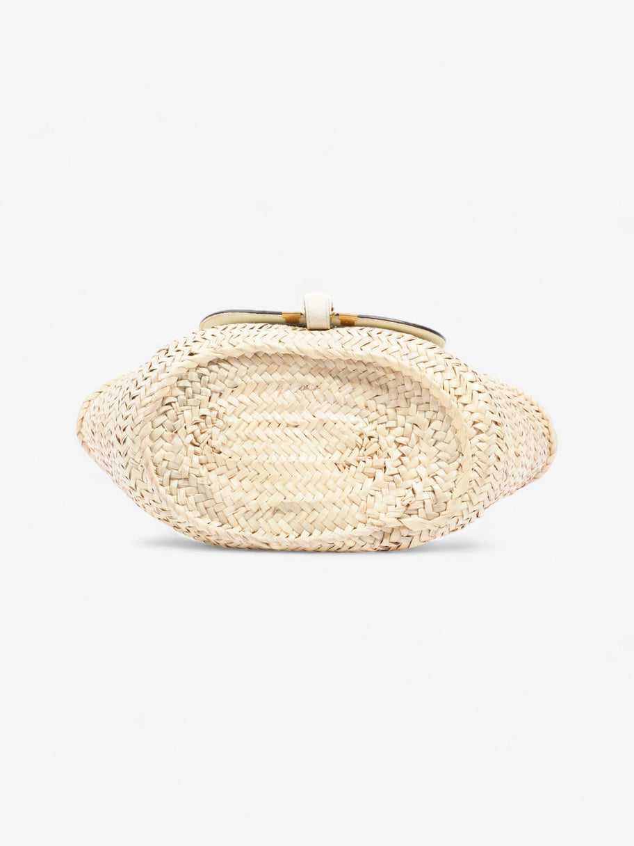 Chloe Marcie Basket White / Natural Raffia Medium Image 6