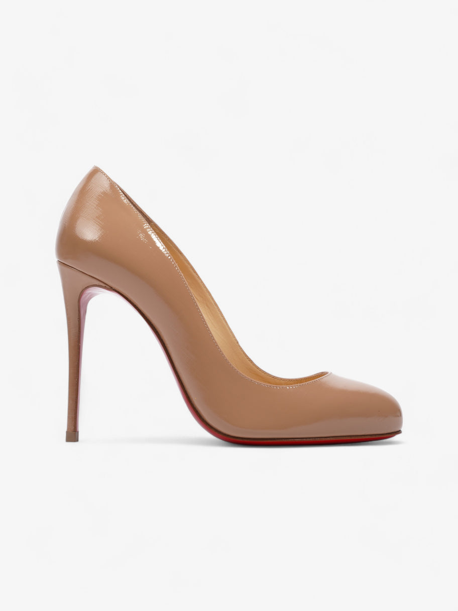 Christian Louboutin Dorissima 100 Nude Patent Leather EU 35.5 UK 2.5 Luxe Collective