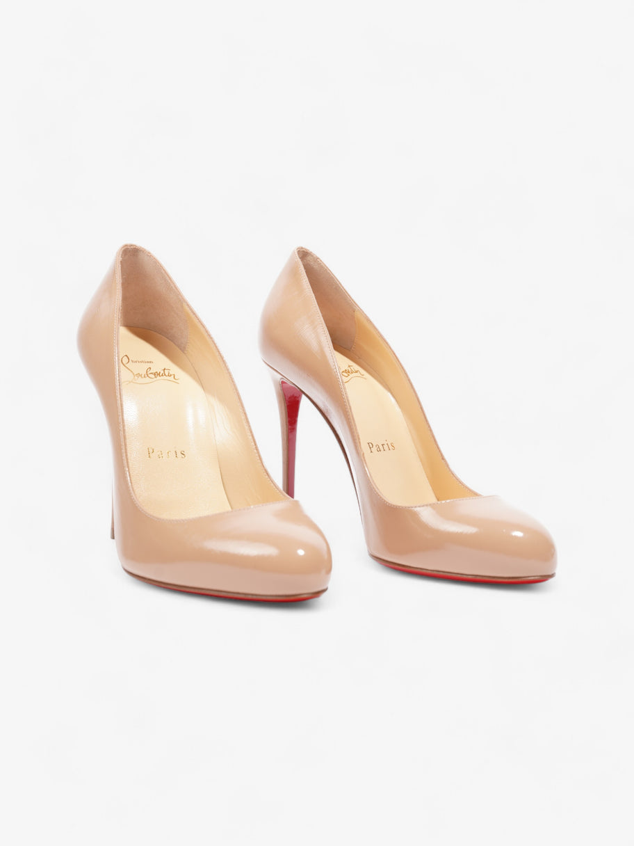 Christian Louboutin Dorissima 100 Nude Patent Leather EU 35.5 UK 2.5 | Luxe  Collective