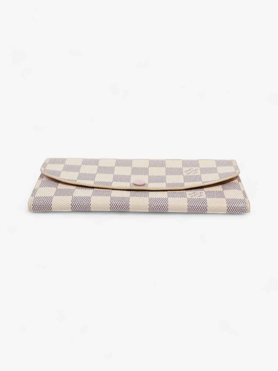 Louis Vuitton Emilie Wallet Damier Azur Coated Canvas Image 5