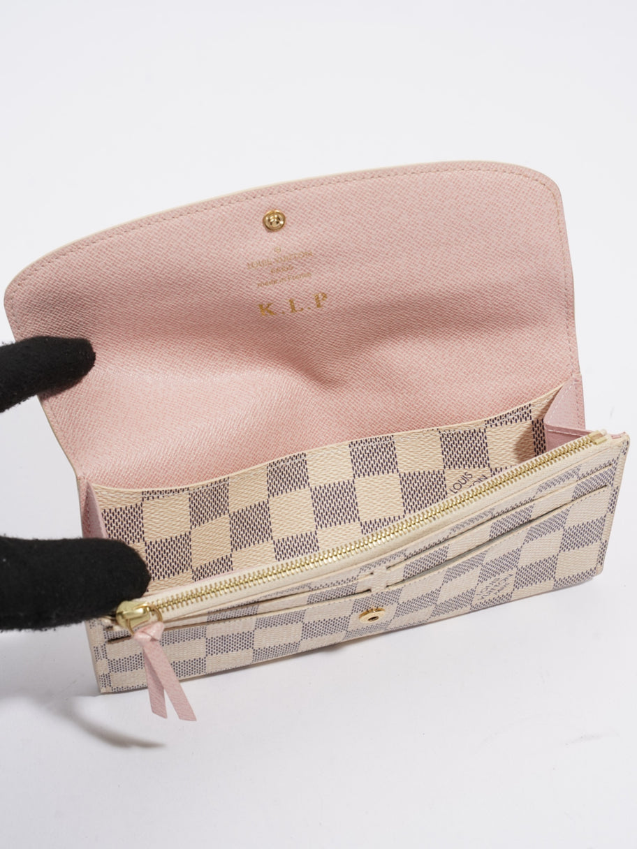 Louis Vuitton Emilie Wallet Damier Azur Coated Canvas Image 6