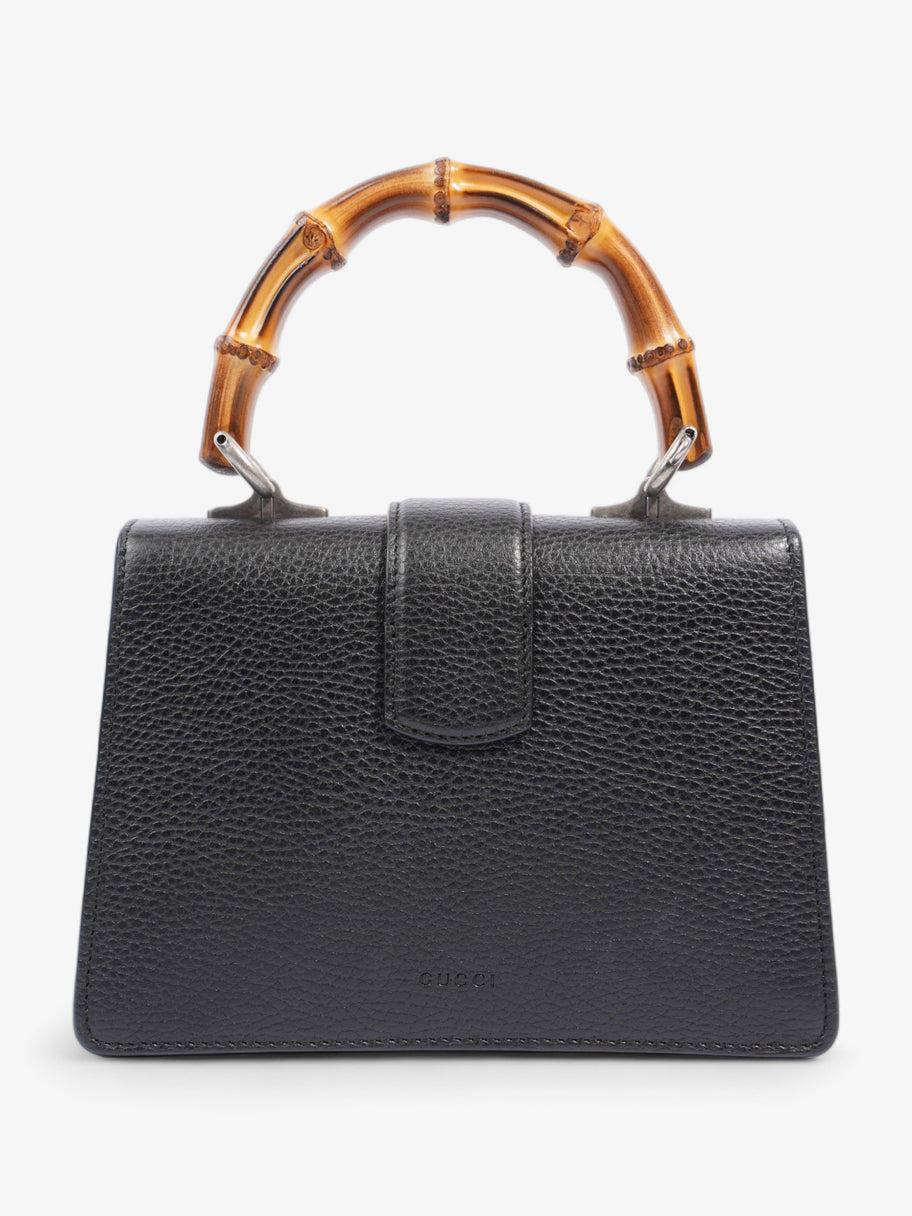 Dionysus Bamboo Top Handle Bag Black Leather Luxe Collective