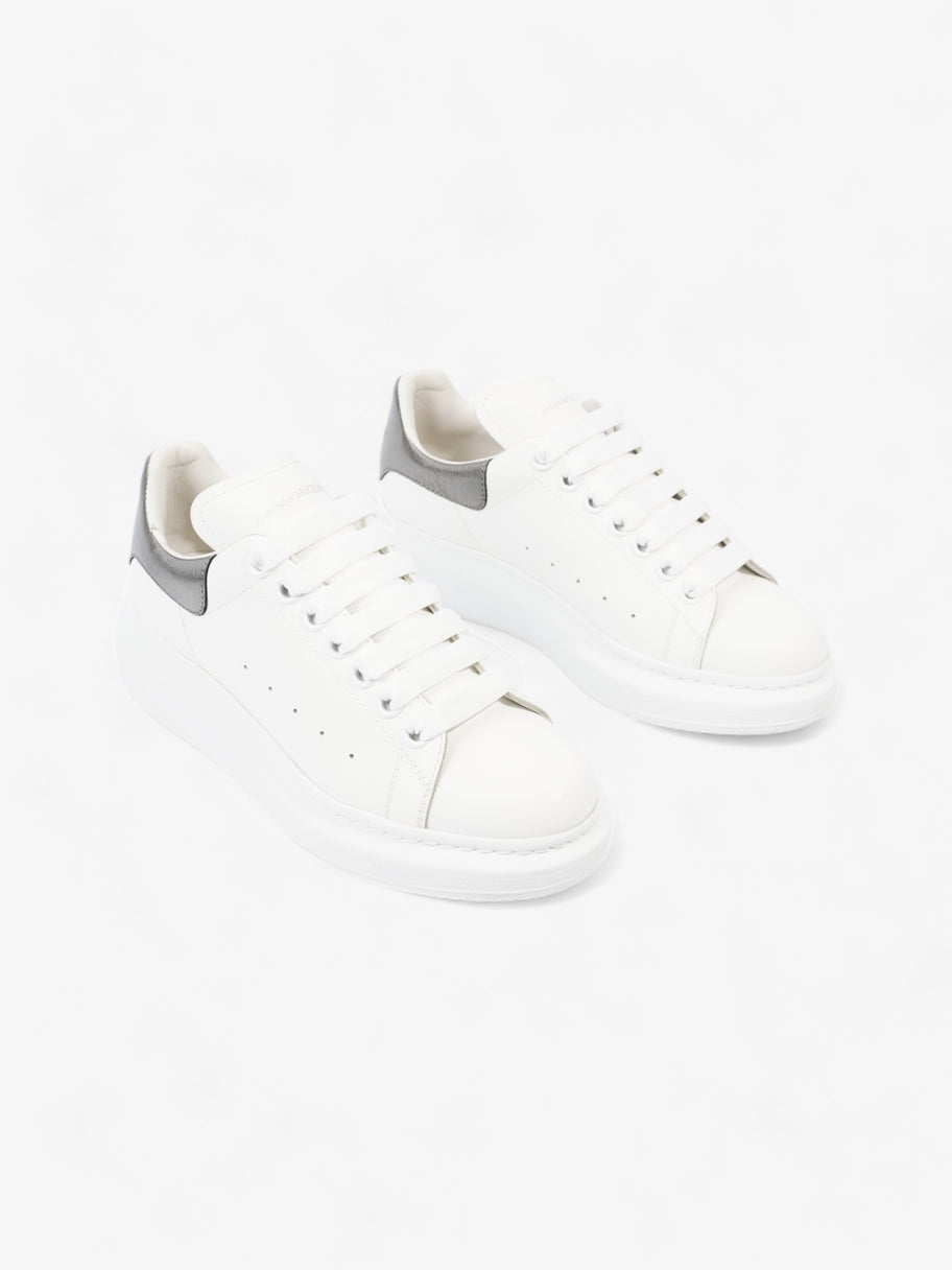 Alexander McQueen Oversized Sneakers White / Silver Leather EU 39 UK 6 Image 2