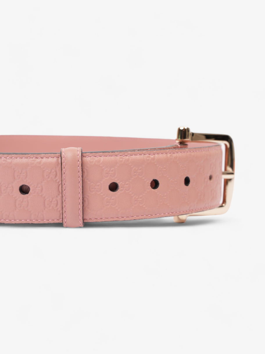 Gucci Microguccissima Belt Pink Leather 80cm 32