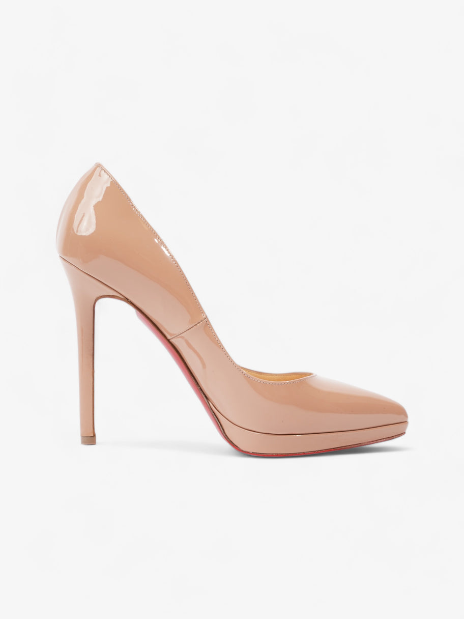 Christian Louboutin Pigalle Plato Nude Patent Leather EU 37 UK 4 Image 4