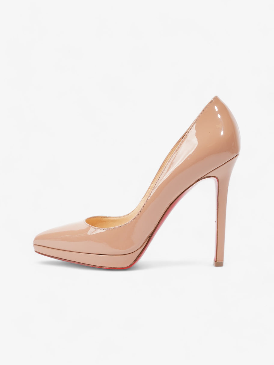 Christian Louboutin Pigalle Plato Nude Patent Leather EU 37 UK 4 Image 5