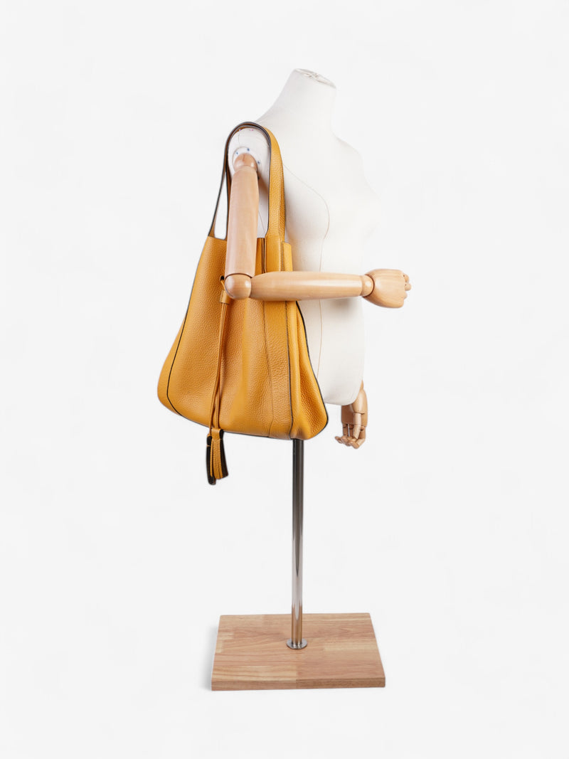  Mulberry Millie Tote Mustard Calfskin Leather