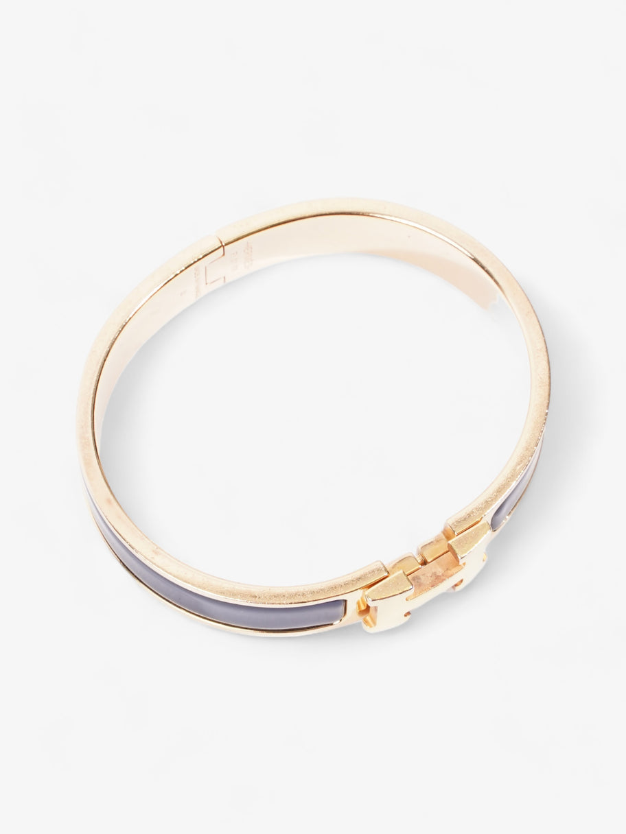 Hermes Clic H Bracelet Ultramarine / Gold Enamel PM Image 2