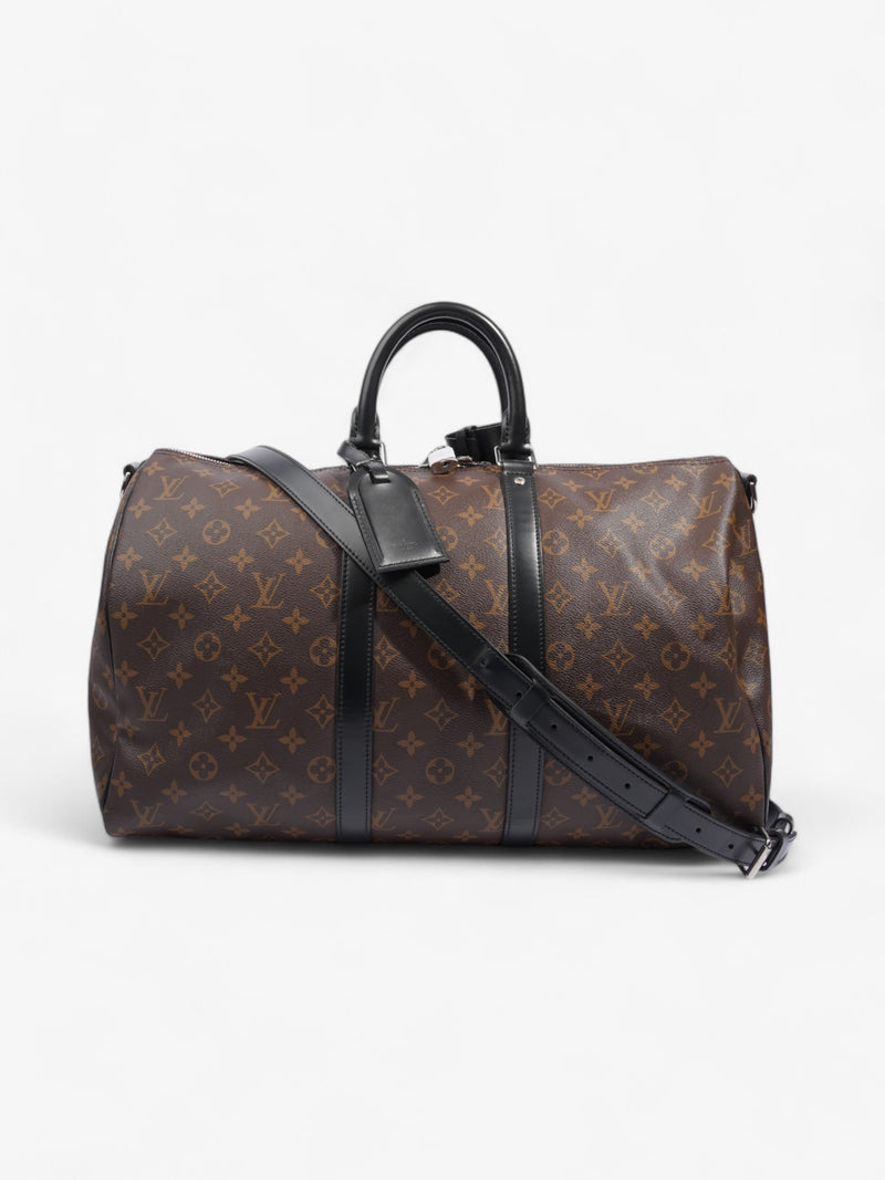  Louis Vuitton Keepall Bandouliere Monogram / Black Coated Canvas 45