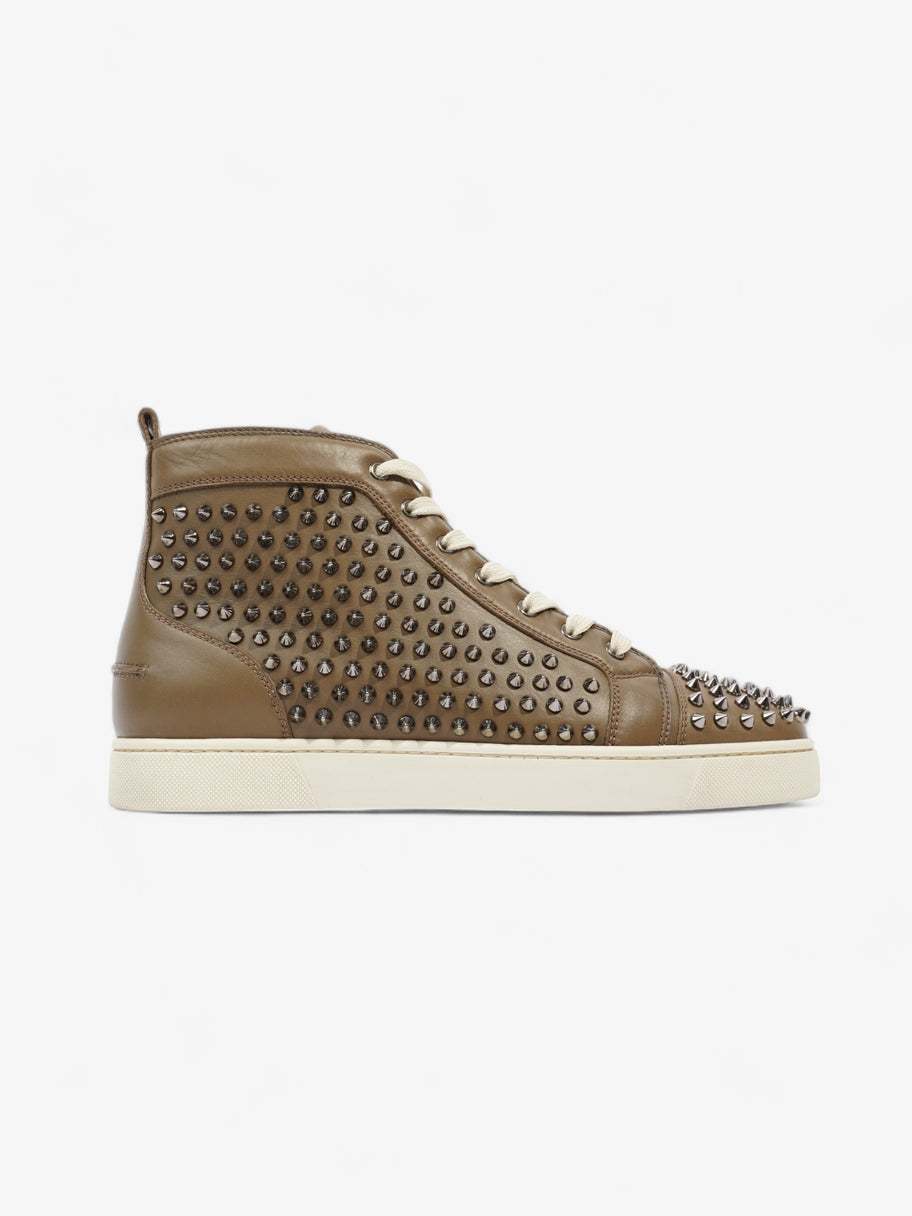 Louis Junior Spikes High-tops Brown / Beige Leather EU 43.5 UK 9.5 Image 1