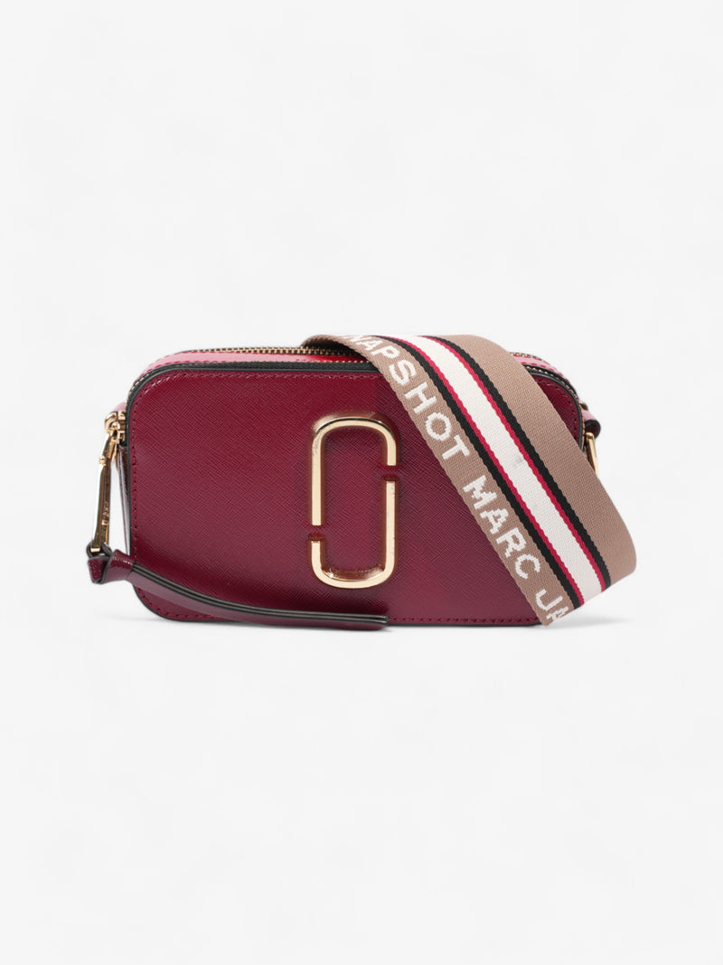  Marc Jacobs The Snapshot Bag Cranberry / Red / Burgundy Leather