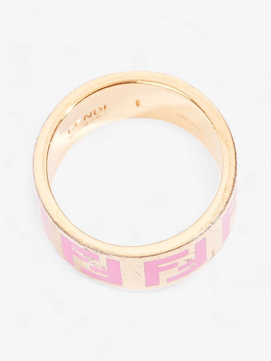 Fendi Forever Fendi Ring Gold / Pink Base Metal Large (58mm) Image 2