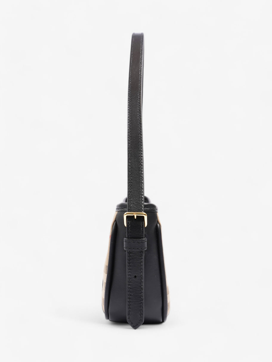 Burberry Shoulder Bag Check Coated Canvas Image 3