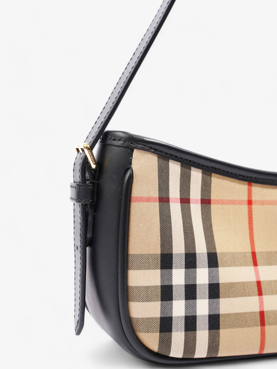 Burberry Shoulder Bag Check Coated Canvas Image 7