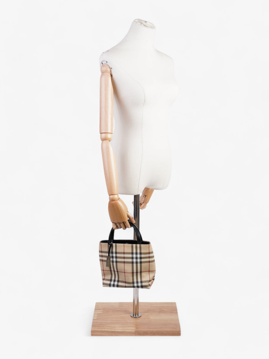 Burberry Check Handbag Nova Check / Black Canvas Image 2