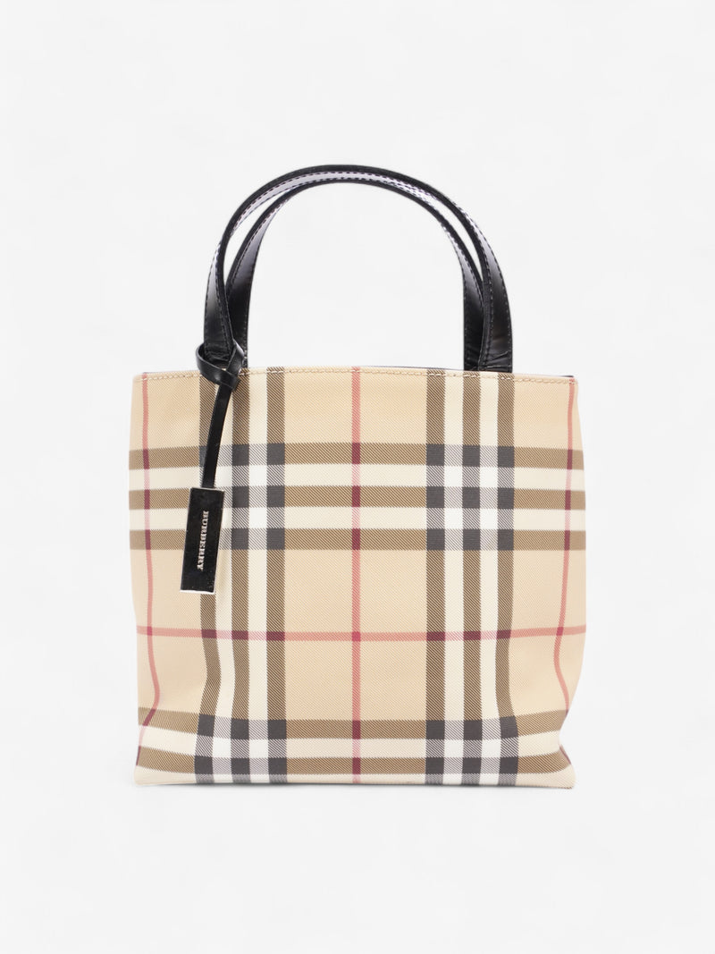  Burberry Check Handbag Nova Check / Black Canvas