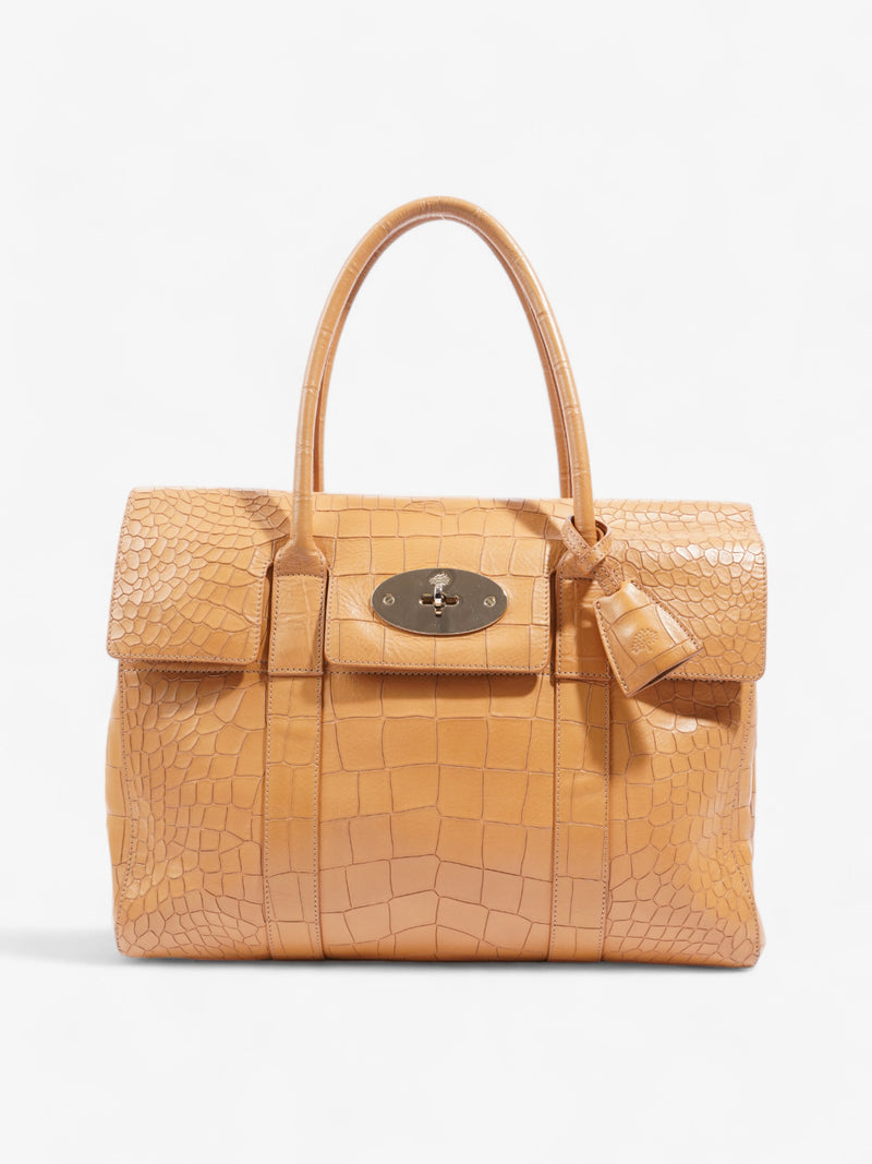  Mulberry Bayswater Tan Embossed Leather