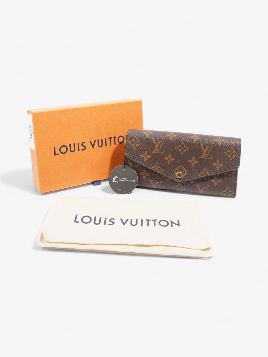 Louis Vuitton Sarah Wallet Monogram Coated Canvas Image 9