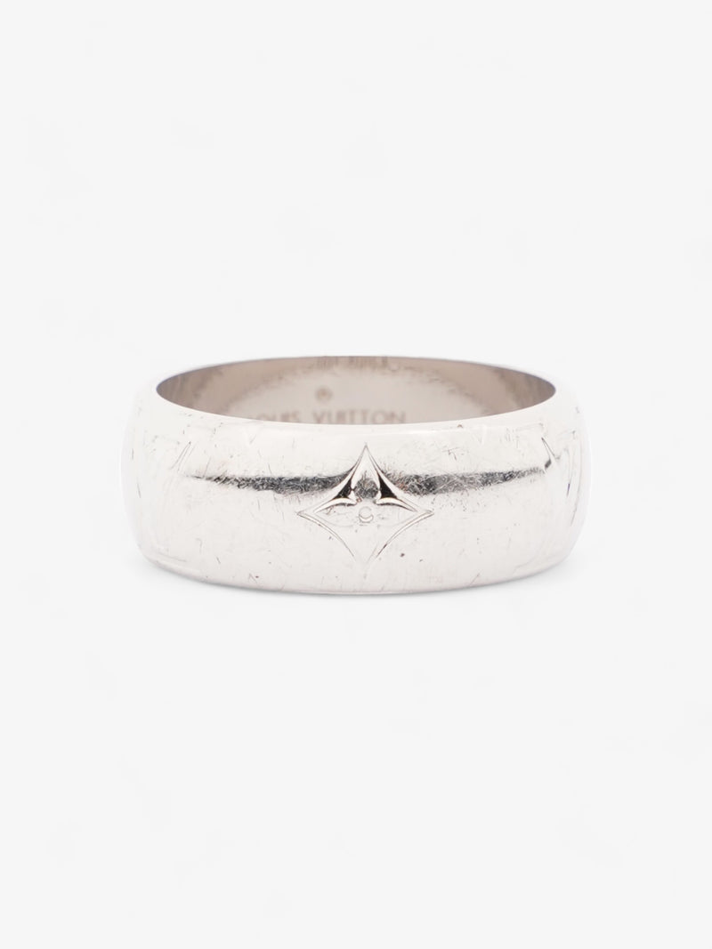  Louis Vuitton Monogram Ring Silver Base Metal Medium (60mm)