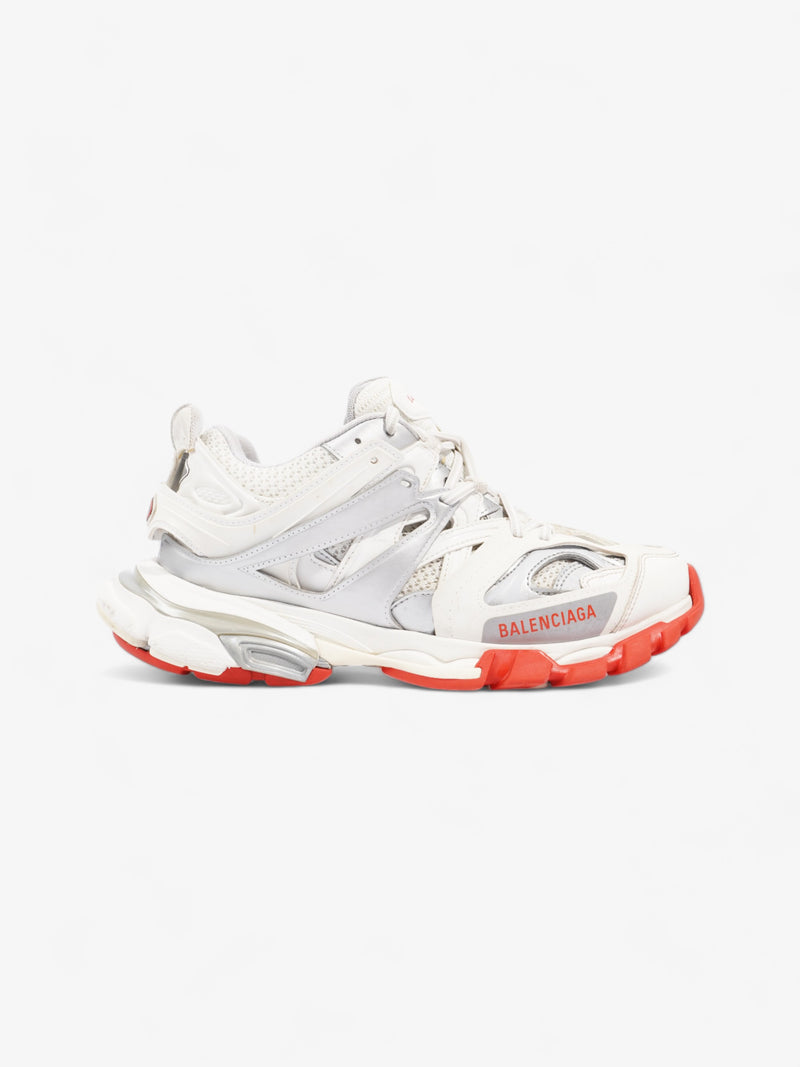  Balenciaga Track White / Red / Silver Mesh EU 41 UK 8