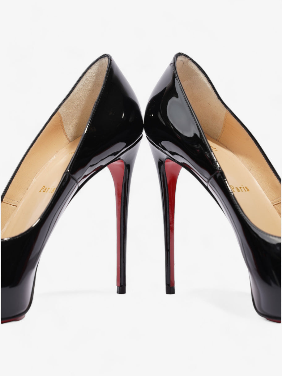 Christian Louboutin New Very Prive Heels 120 Black Patent Leather EU 39 UK 6 Image 9