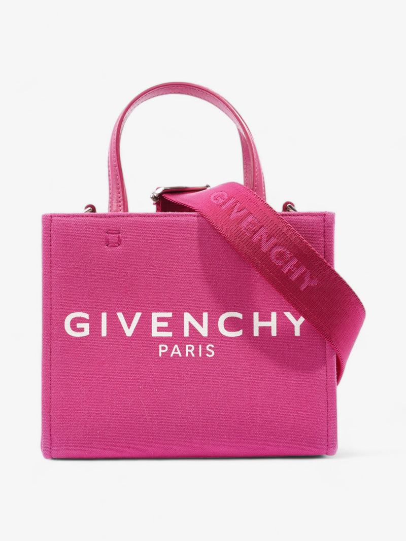  Givenchy G Tote Bag Pink Canvas Mini