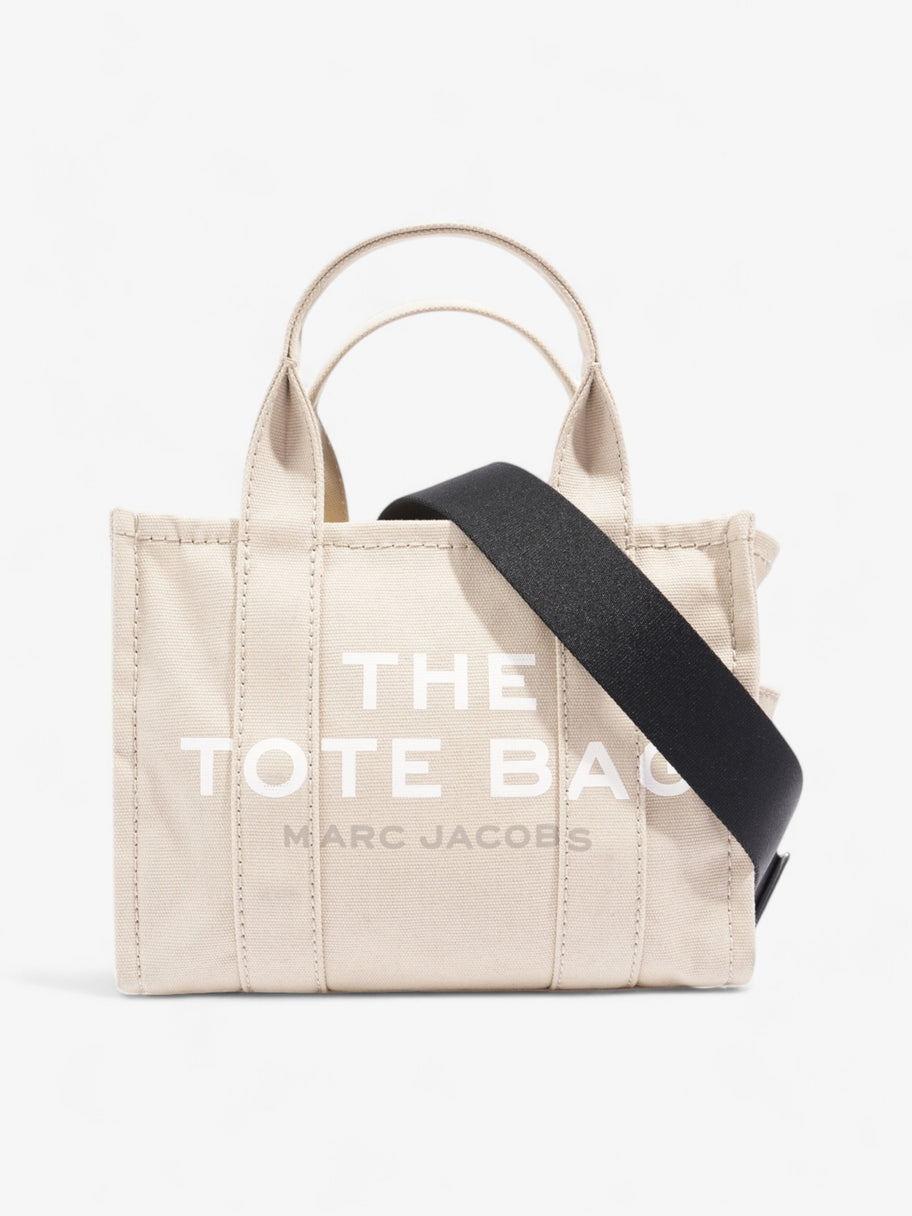 Marc Jacobs The Tote Bag Cream / White Cotton Small Image 1