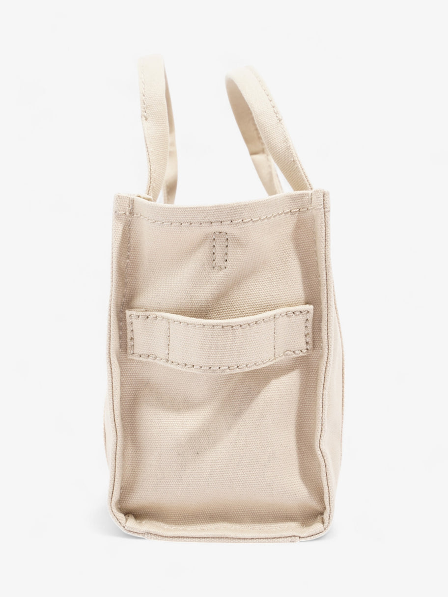 Marc Jacobs The Tote Bag Cream / White Cotton Small Image 3