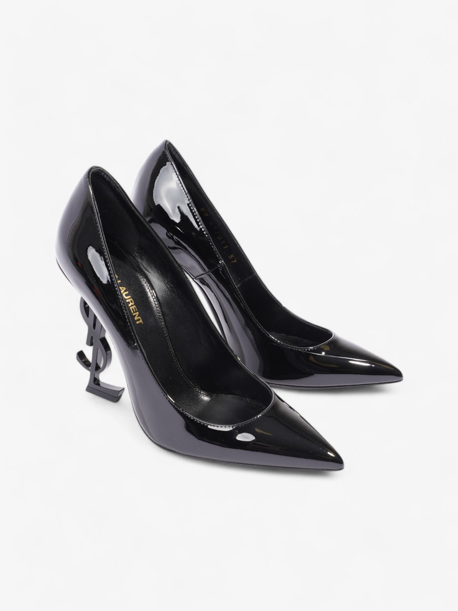 Saint Laurent Opyum Heels 110 Black Patent Leather EU 37 UK 4 Image 2