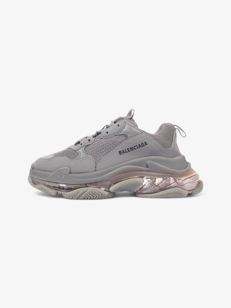 Balenciaga Triple S Clear Sole Grey Mesh EU 40 UK 6 Image 5