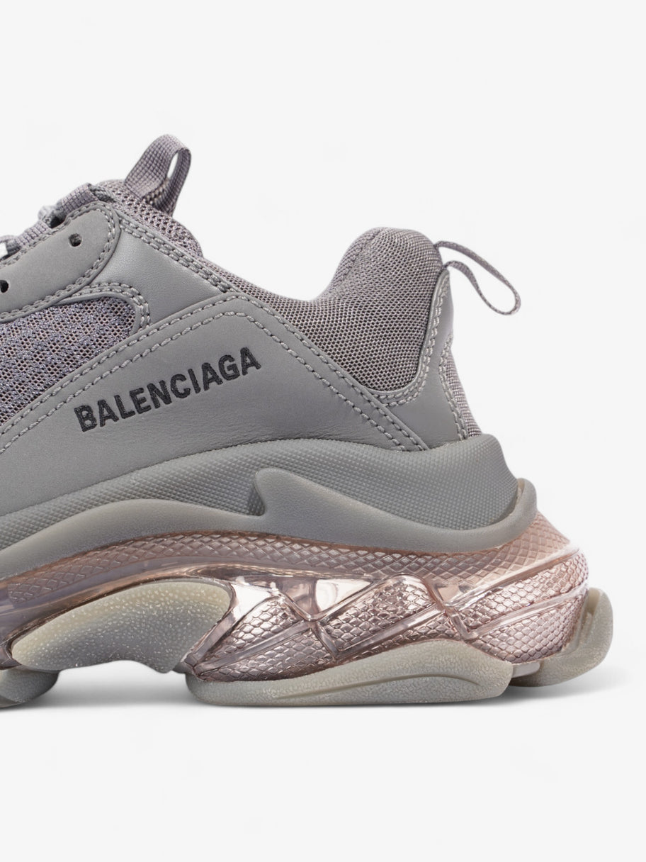 Balenciaga Triple S Clear Sole Grey Mesh EU 40 UK 6 Image 9