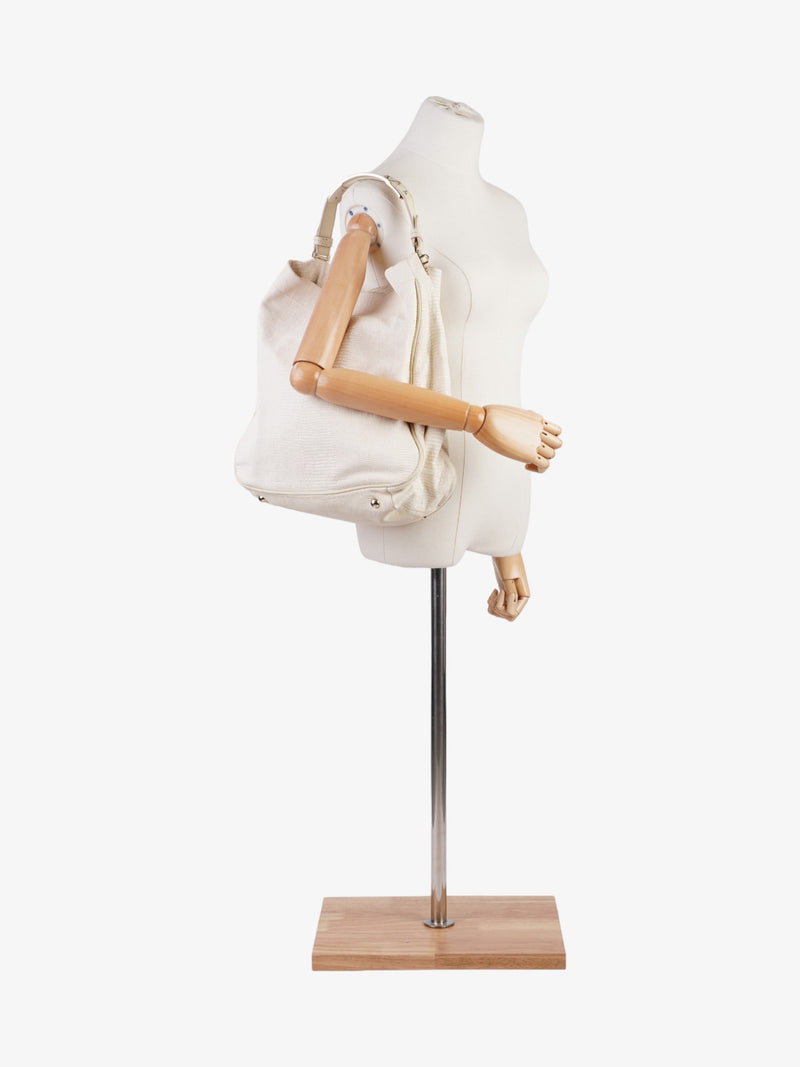  Mulberry Evelina Hobo Cream Leather