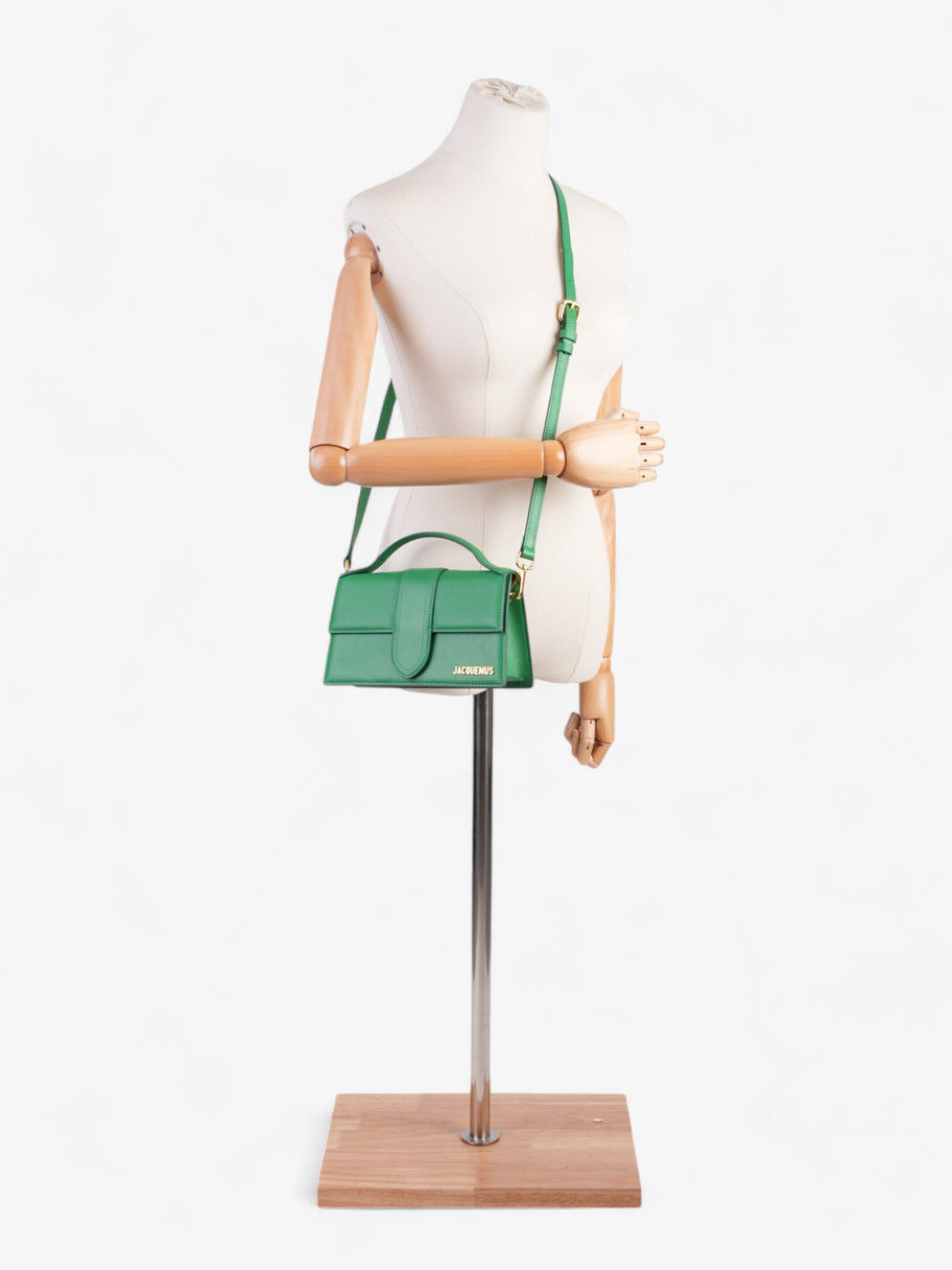 Jacquemus Le Grand Bambino Green Leather Image 2