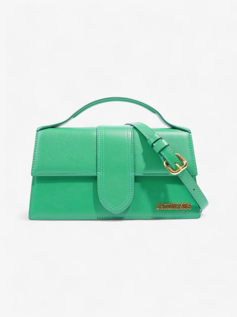  Jacquemus Le Grand Bambino Green Leather