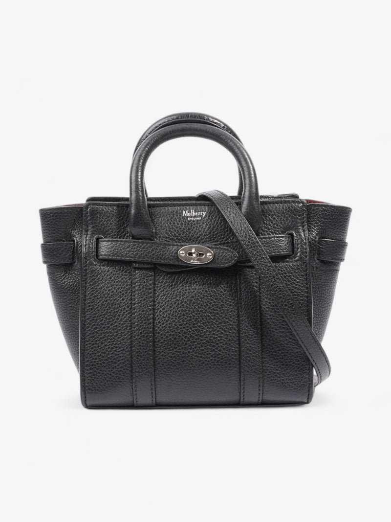  Mulberry Zipped Bayswater Black Leather Micro