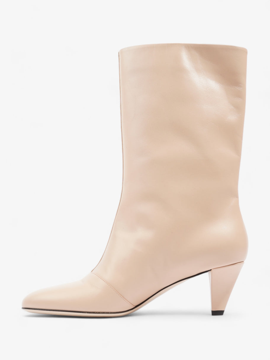 Fendi FF Caligula BooTS 60 Nude Leather EU 39 UK 6 Image 3