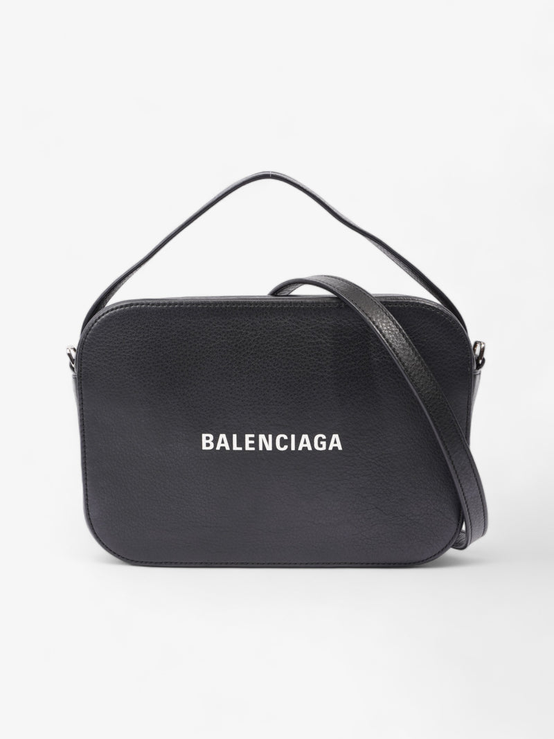  Balenciaga Camera Bag Black Calfskin Leather Medium