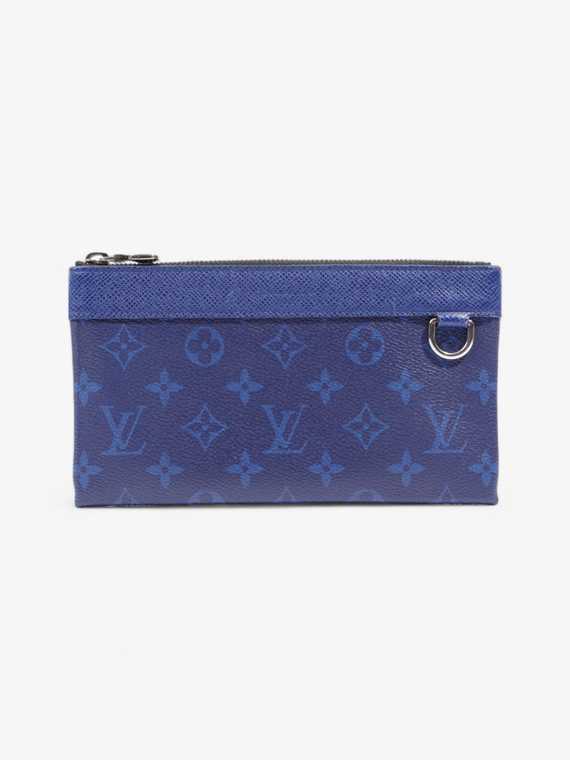  Louis Vuitton Pochette Discovery Pouch Colbalt Blue Monogram Coated Canvas