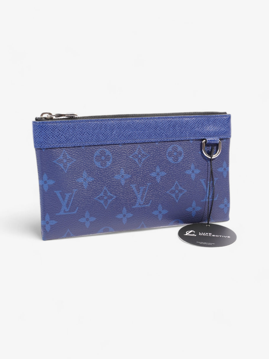 Louis Vuitton Pochette Discovery Pouch Colbalt Blue Monogram Coated Canvas Image 6