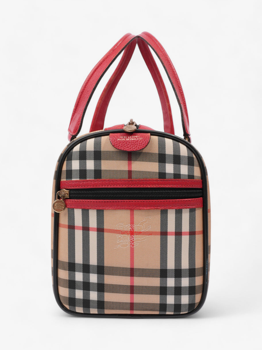 Burberry Barrel Red / Haymarket Check Canvas Image 3