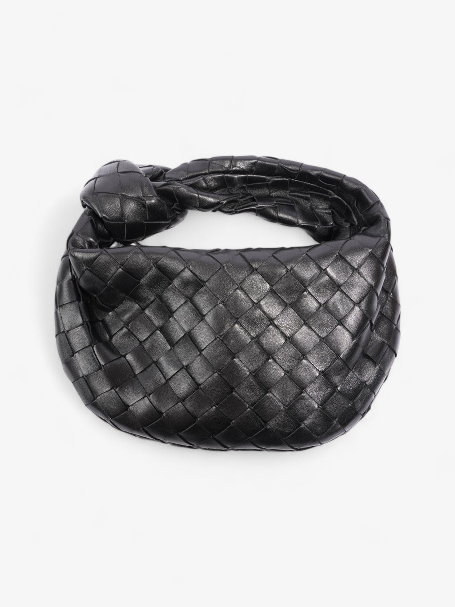 Bottega Veneta Jodie Black Intrecciato Leather Mini Luxe Collective