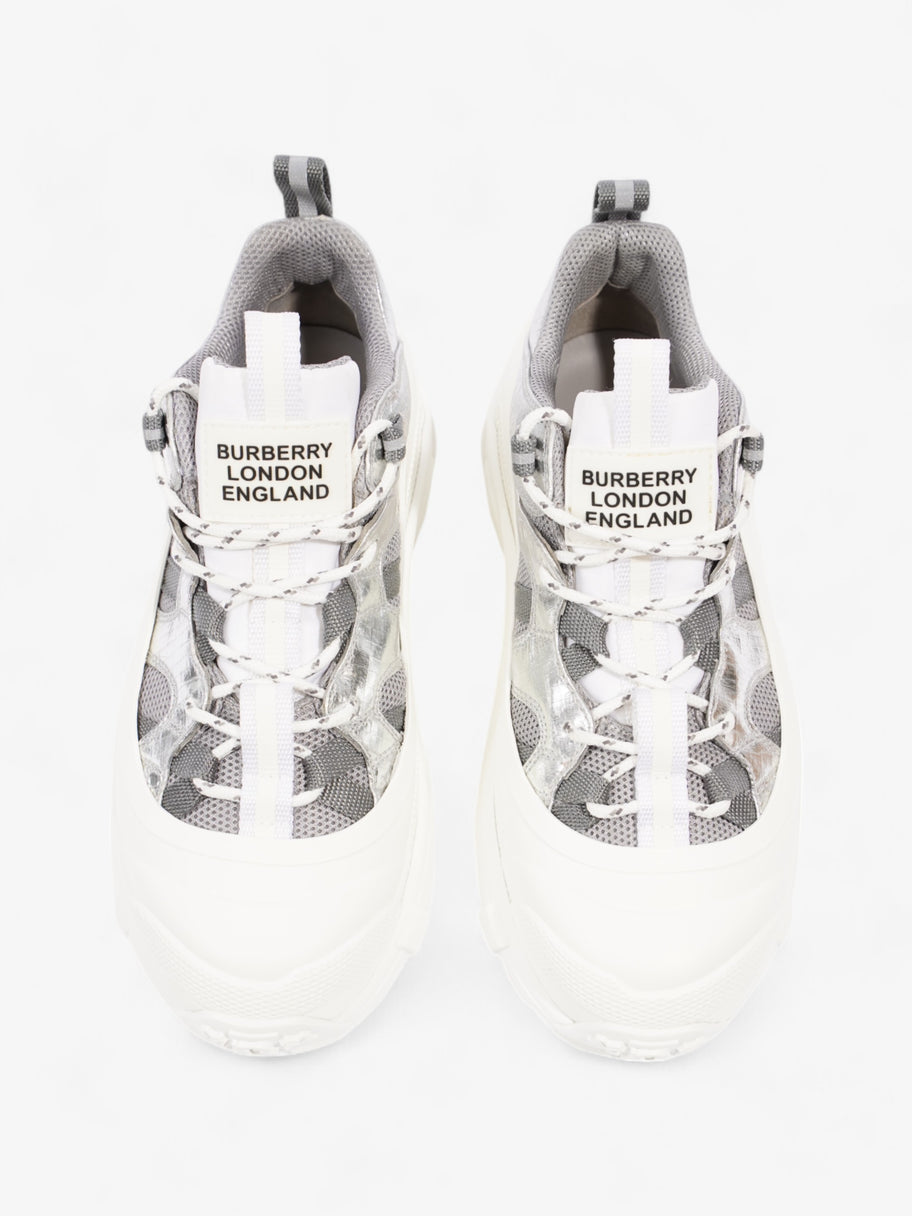 Burberry Arthur White / Silver Mesh EU 39.5 UK 6.5 Image 8