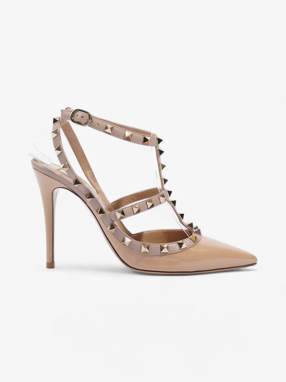 Valentino Rockstud TBar 105mm Camel Leather EU 39 UK 6 Image 1