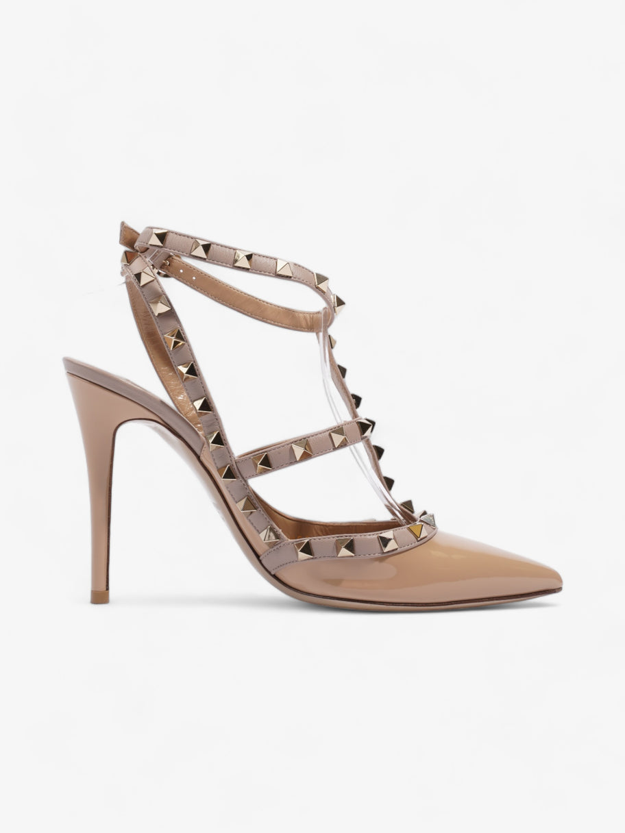 Valentino Rockstud TBar 105mm Camel Leather EU 39 UK 6 Image 4