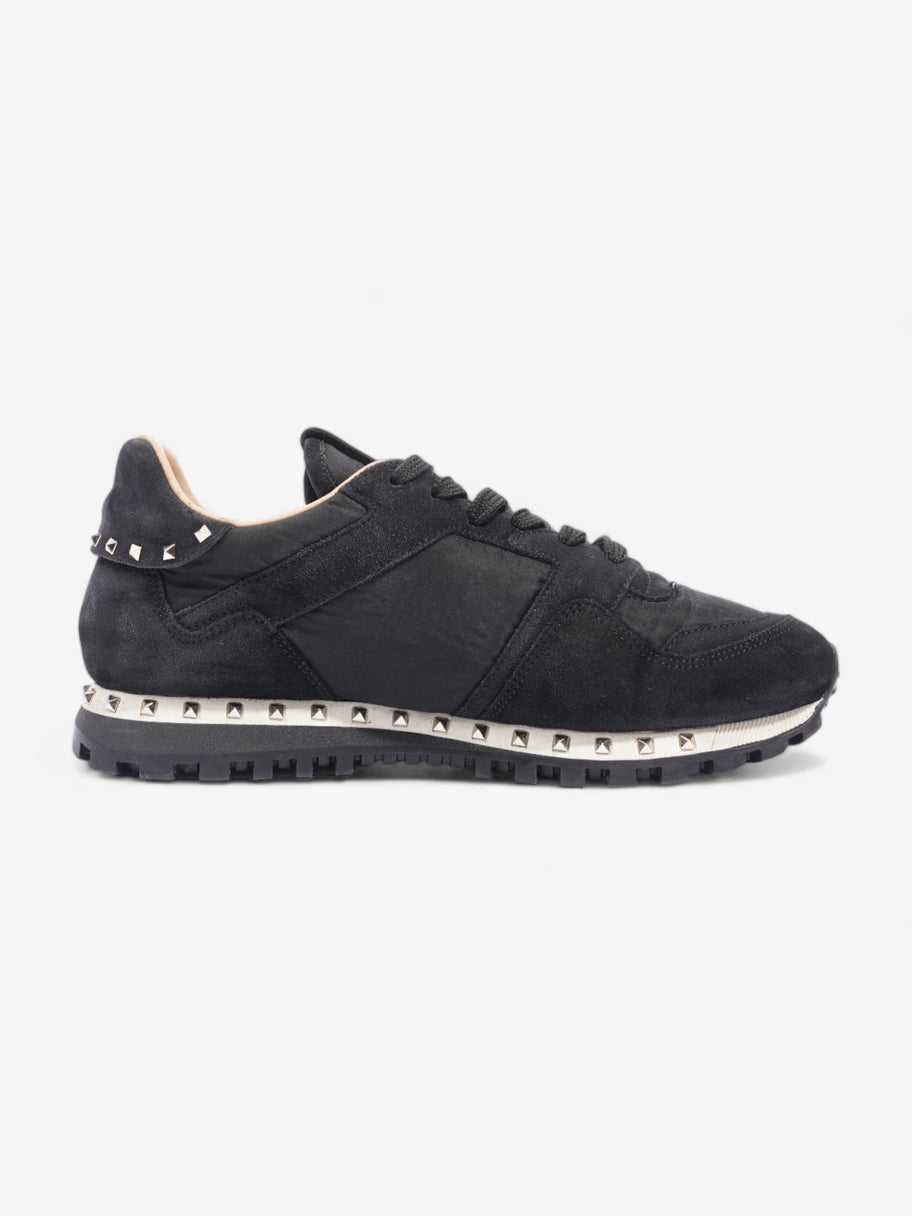 Rockstud Sneakers Black Suede EU 42 UK 8 Image 4