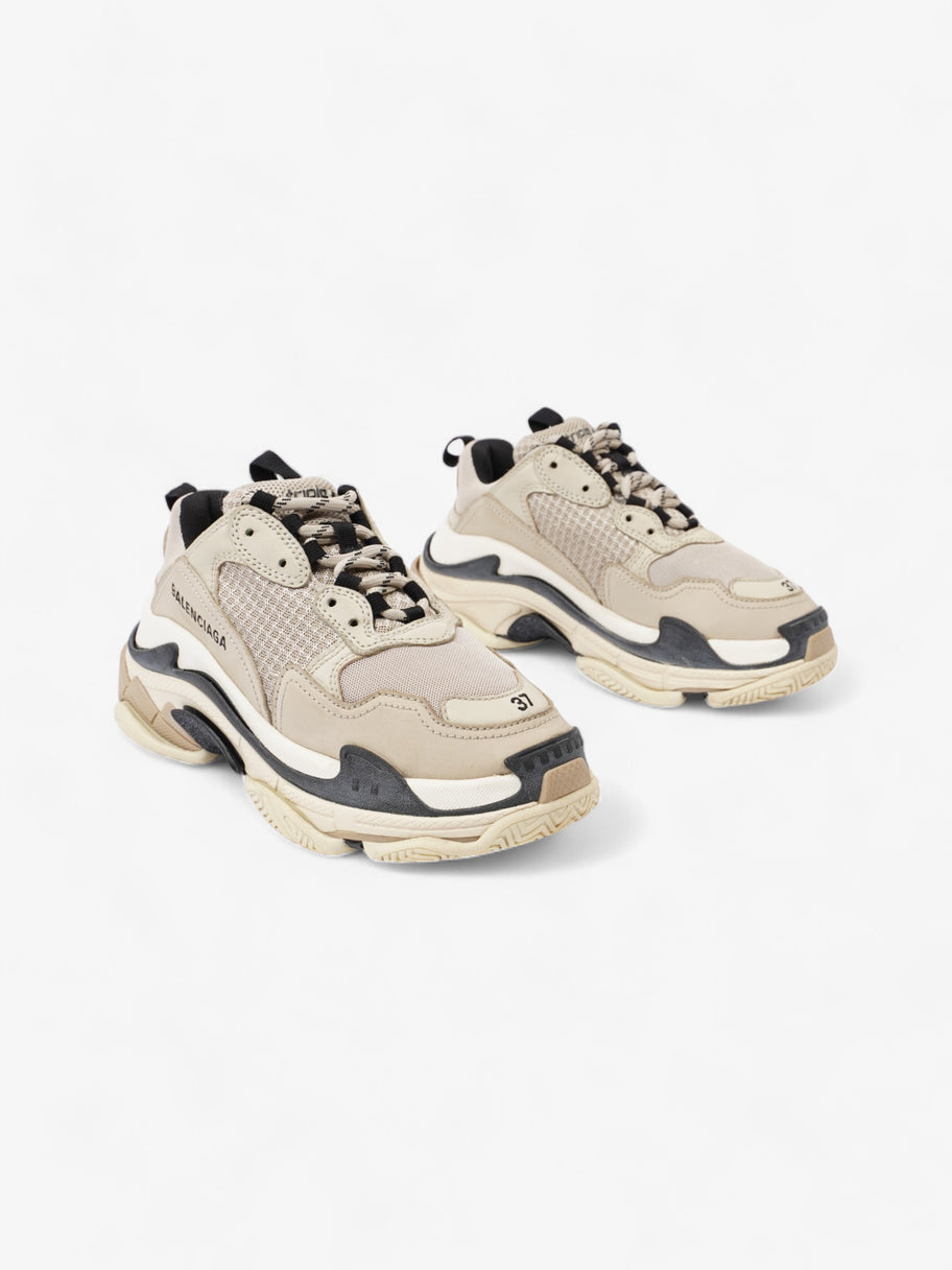 Balenciaga Triple S Beige / Black / White Mesh EU 37 UK 4 Image 2